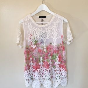 Black Coco Floral shirt